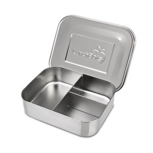 LunchBots Medium Trio Stainless Steel Bento Lunchbox